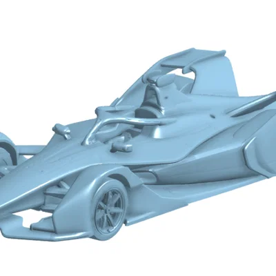 Mô hình xe đua Formula E Gen 2 in 3D cực chất