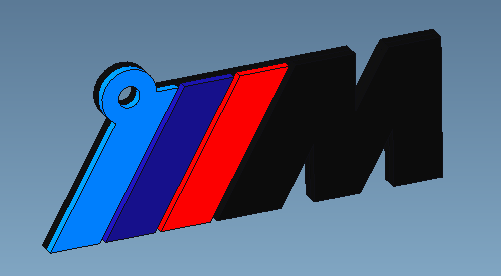 Móc khóa BMW M in 3D - Phụ kiện đẳng cấp cho tín đồ tốc độ - Image 2