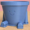 Chậu cây mặt cười dễ thương (Smiley Guy Plant Pot) in 3D - Thumbnail 3