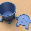 Chậu cây mặt cười dễ thương (Smiley Guy Plant Pot) in 3D - Thumbnail 4
