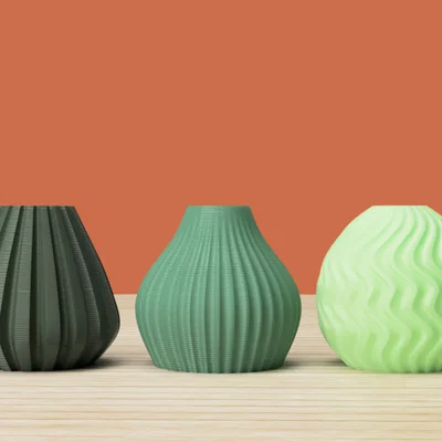 Bộ ba bình hoa mini trang trí (Mini Vase Set of 3) - File in 3D