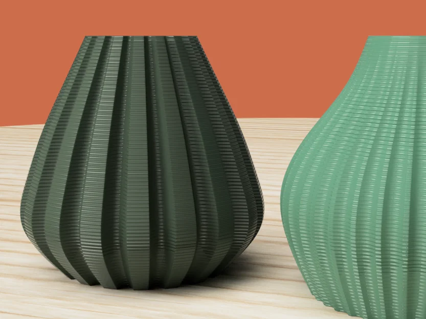 Bộ ba bình hoa mini trang trí (Mini Vase Set of 3) - File in 3D - Image 4