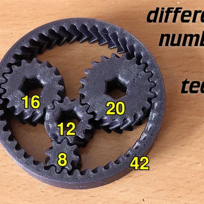 The Eccentric Gear Fidget – Đồ chơi fidget bánh răng lệch tâm