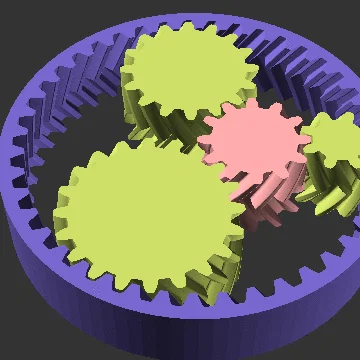 The Eccentric Gear Fidget – Đồ chơi fidget bánh răng lệch tâm