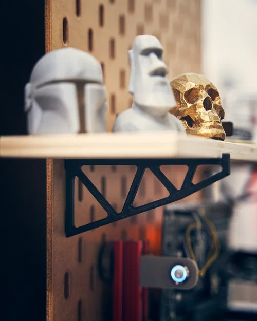 Pat đỡ kệ Skadis 3D (Skadis shelf bracket) - Phụ kiện bảng treo tiện lợi - Image 1