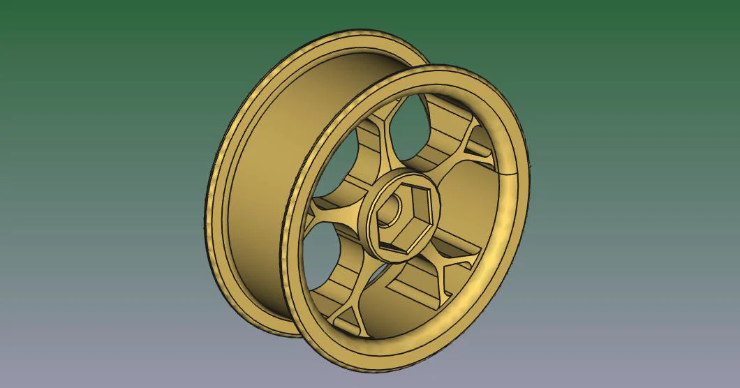 RC-Felge ÜBUNG (Mâm RC – Bài tập FreeCAD) - Image 1
