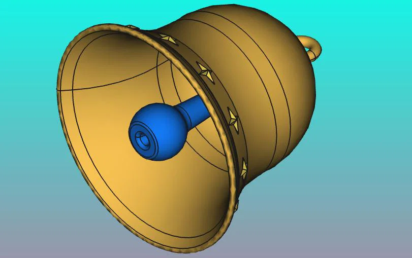 Mô hình quả chuông Giáng sinh (Glöckchen) in 3D đẹp mắt - Image 1