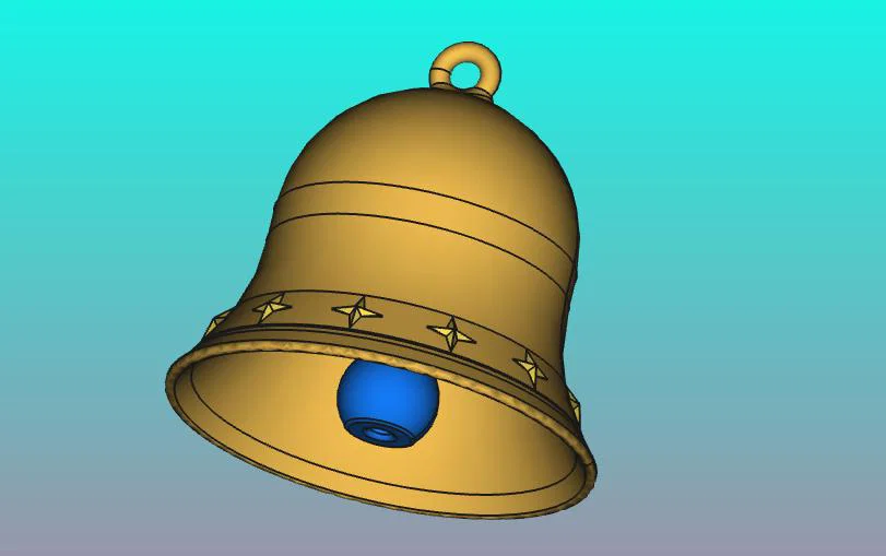 Mô hình quả chuông Giáng sinh (Glöckchen) in 3D đẹp mắt - Image 3