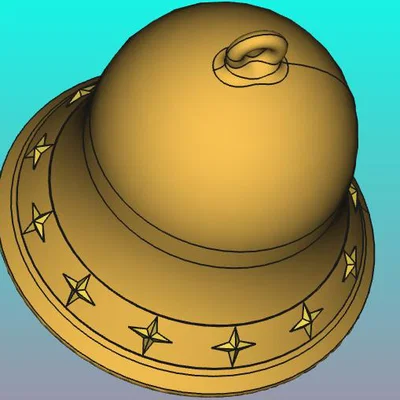 Mô hình quả chuông Giáng sinh (Glöckchen) in 3D đẹp mắt