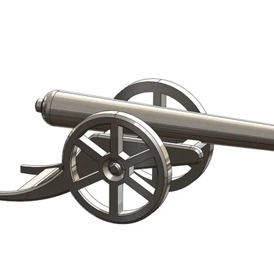 Mô hình đại bác Cannon Arsenal Reality in 3D cực chi tiết