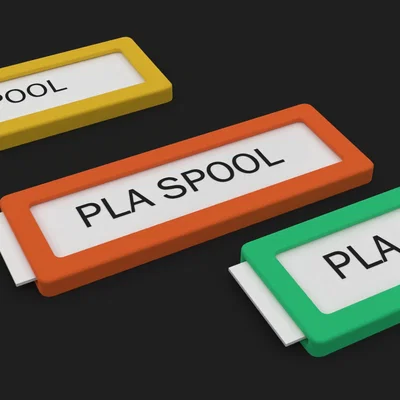Khung Gắn Nhãn Spool In 3D (Label Holder) Tiện Lợi Gọn Gàng