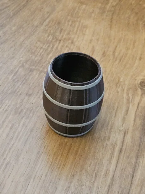 Barrel (Thùng gỗ) có nắp & vòng rời để phối màu - Image 3