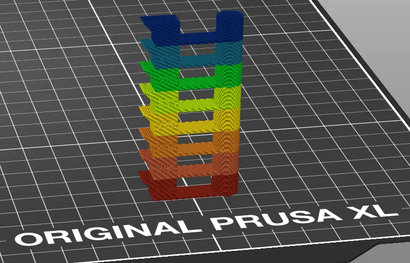 Mô hình tháp nhiệt độ PETG cho máy in 3D Prusa XL - Image 1
