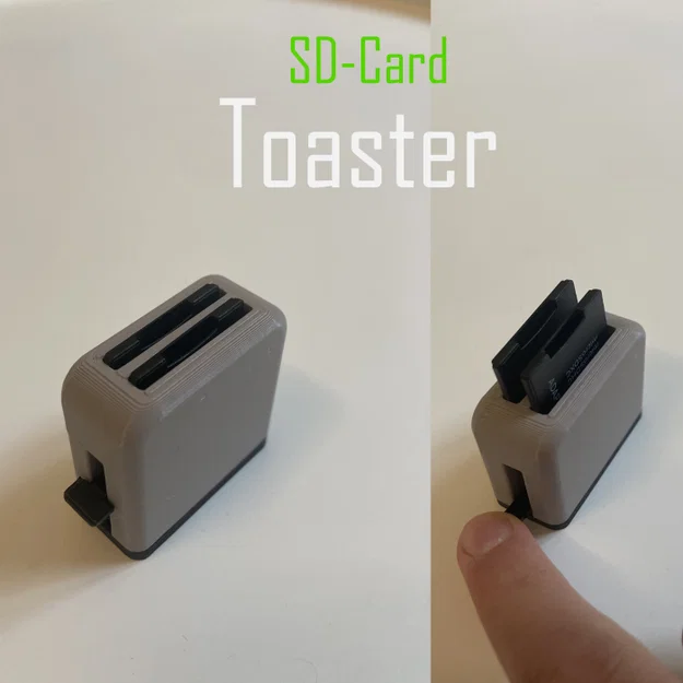 SD Card Toaster (Hộp đựng thẻ SD vui nhộn) - Image 1