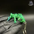 Móc Khóa Rồng Cỏ Nhỏ - Khớp Nối - Print in Place - Thumbnail 2