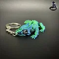 Móc Khóa Rồng Cỏ Nhỏ - Khớp Nối - Print in Place - Thumbnail 3