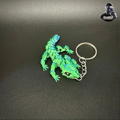 Móc Khóa Rồng Cỏ Nhỏ - Khớp Nối - Print in Place