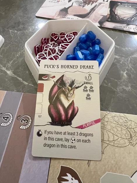 Khay Token Lục Giác Có Nắp (Hexagonal Token Trays with Lids) - Image 3