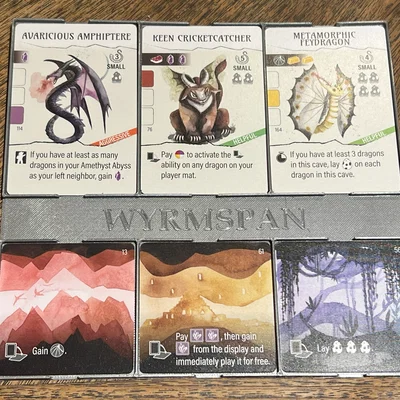 Khay giữ thẻ Rồng & Hang cho Wyrmspan (Bản cập nhật)