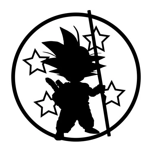 Mô hình 3D Kid Goku cùng Ngọc Rồng 4 sao - Độc đáo và sắc nét - Image 1