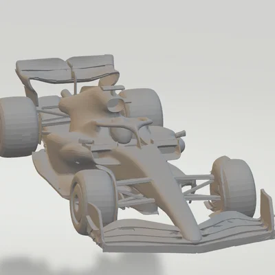 Mô hình xe đua F1 3D chi tiết - Thiết kế tối ưu cho in 3D