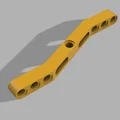 Thanh đòn nâng LEGO Technic 1x11x3 tương thích - Bản in 3D - Thumbnail 2