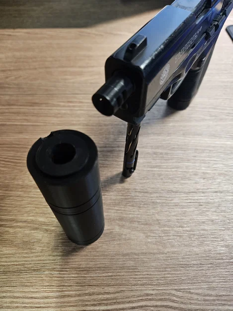 Bộ giảm thanh in 3D hầm hố cho súng Airsoft Taurus - Image 2
