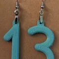 Bông tai số (Number Earrings) - Thumbnail 3