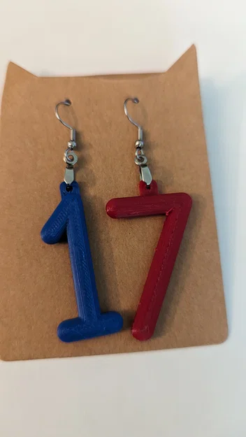 Bông tai số (Number Earrings) - Image 5