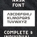 Nasa Font Alphabets - Mẫu chữ NASA dạng 3D - Thumbnail 1