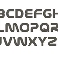 Nasa Font Alphabets - Mẫu chữ NASA dạng 3D - Thumbnail 2
