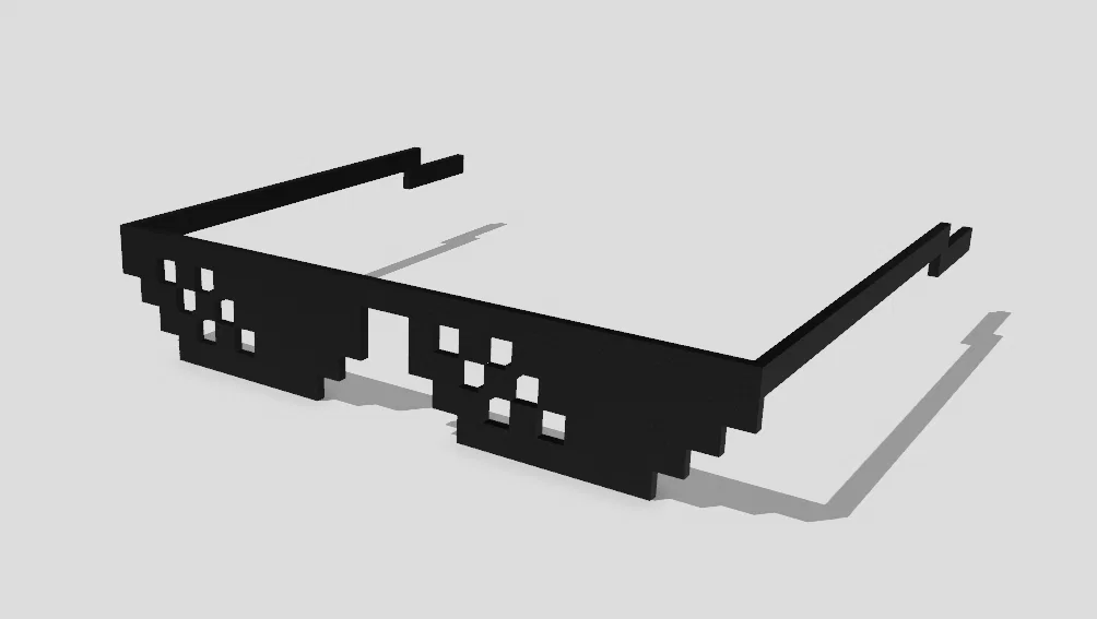 Mô hình mắt kính Thug Life pixel độc đáo cho dân cosplay - Image 1