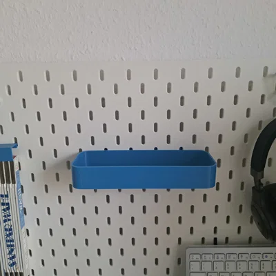 Khay đựng đồ gắn bảng treo Ikea Skadis tiện lợi