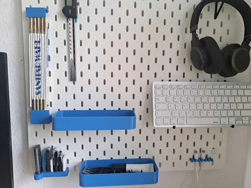 Khay đựng đồ gắn bảng treo Ikea Skadis tiện lợi - Image 2