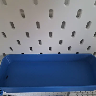 Khay đựng đồ gắn bảng treo Ikea Skadis tiện lợi
