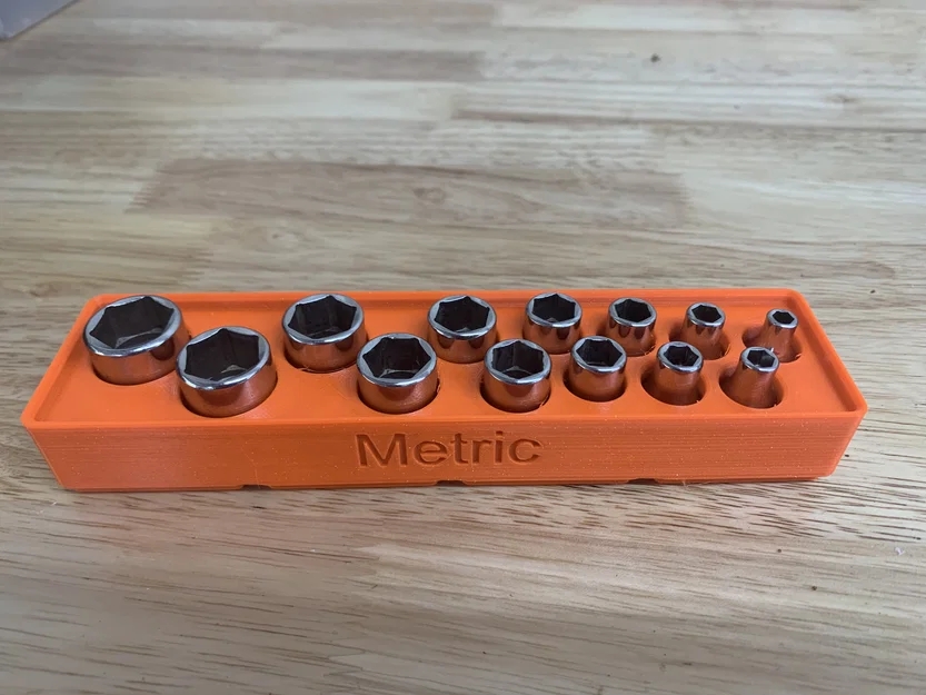 Ray Socket Gridfinity cho Socket Snap-On 1/4" Drive - Image 1