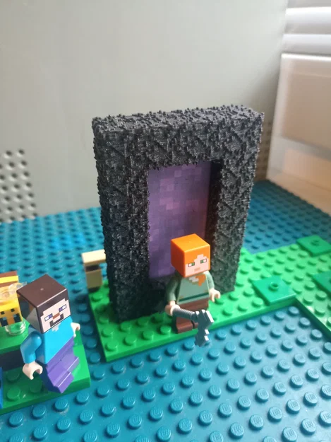 Cổng Nether Minecraft bằng gạch LEGO - Image 3
