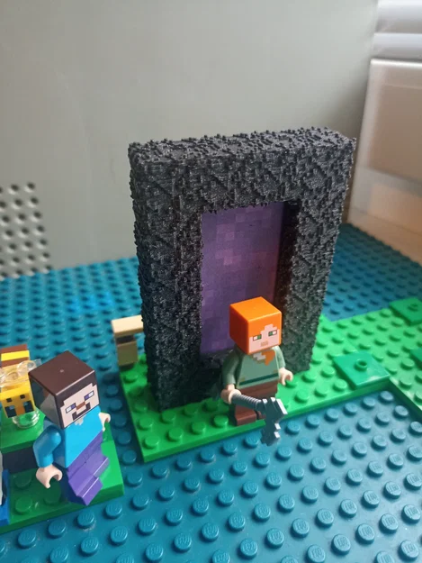 Cổng Nether Minecraft bằng gạch LEGO - Image 4