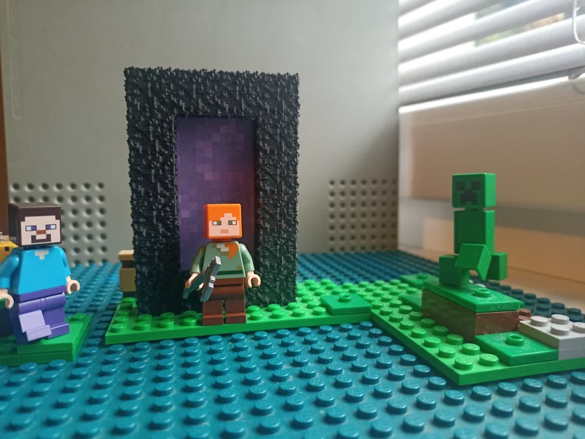 Cổng Nether Minecraft bằng gạch LEGO - Image 7