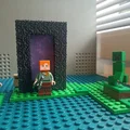 Cổng Nether Minecraft bằng gạch LEGO - Thumbnail 7