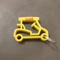 Luc - Móc khóa xe golf (Golf cart keychain) - Thumbnail 1