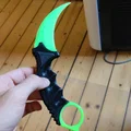 Mô hình dao Karambit Counter-Strike in 3D cực chất cho game thủ - Thumbnail 1