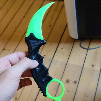 Mô hình dao Karambit Counter-Strike in 3D cực chất cho game thủ
