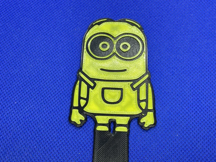 Mẫu in 3D kẹp sách Minion đáng yêu cho người yêu đọc sách - Image 1