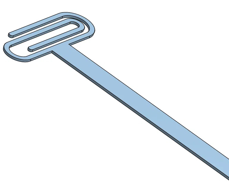 Kẹp đánh dấu trang sách 3D - Thiết kế Paperclip tối giản - Image 3