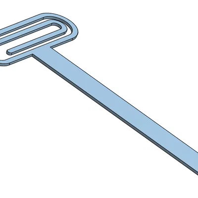 Kẹp đánh dấu trang sách 3D - Thiết kế Paperclip tối giản