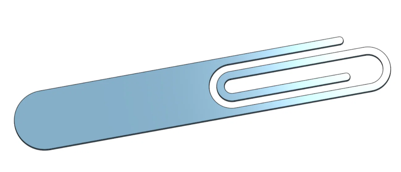 Kẹp đánh dấu trang sách 3D - Thiết kế Paperclip tối giản - Image 6