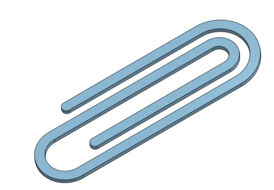 Kẹp đánh dấu trang sách 3D - Thiết kế Paperclip tối giản - Image 7