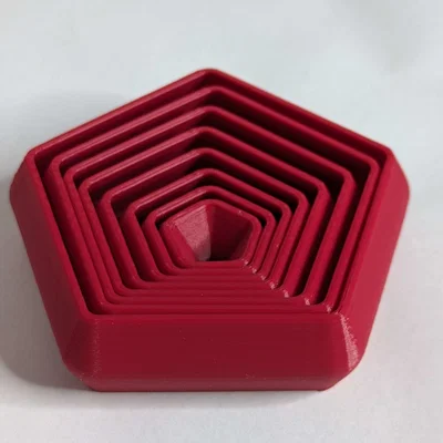 Mô hình đồ chơi giải tỏa căng thẳng Pentagon Fidget Toy in 3D