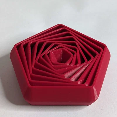 Mô hình đồ chơi giải tỏa căng thẳng Pentagon Fidget Toy in 3D